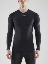 Craft Compression Long Sleeve Shirt (tight fit) Pro Control Underwear black Men
